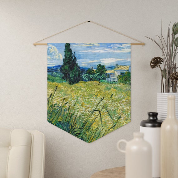 Van Gogh Painting, Van Gogh Decor, Landscape Painting, Plant Wall Art, Van Gogh Tapestry, Vincent Van Gogh, Plant Decor, Landscape Tapestry