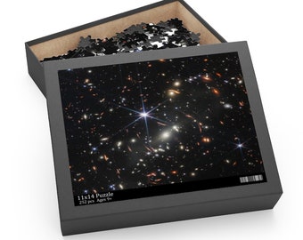 Jigsaw Puzzle NASA Space: James Webb Telescope Deep Field - Vibrant Print, Gift Ready Box, Ages 9+