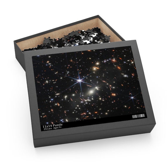 Space Puzzle, Webb Telescope, Jigsaw Puzzle, NASA Puzzle, Space Photo, Astrophotography, First Deep Field, James Webb Telescope