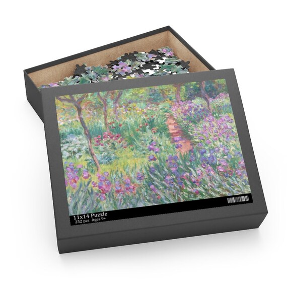 Monet Puzzle, Claude Monet, Monet Painting, Garden Painting, Monet Gift, Landscape Puzzle, Landscape Painting, Floral Puzzle, Floral Art