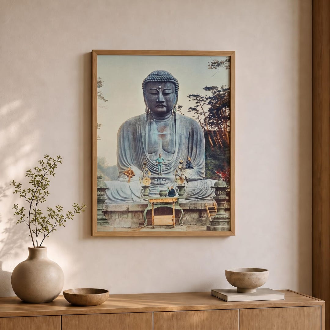 Buddha Vintage Japanese Wall Print | Classic Design Museum Poster