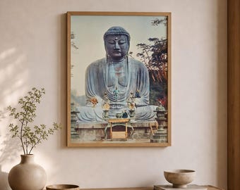 Buddha Vintage Japanese Wall Print | Classic Design Museum Poster