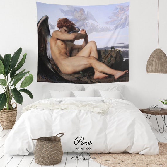 Fallen outlet angel tapestry