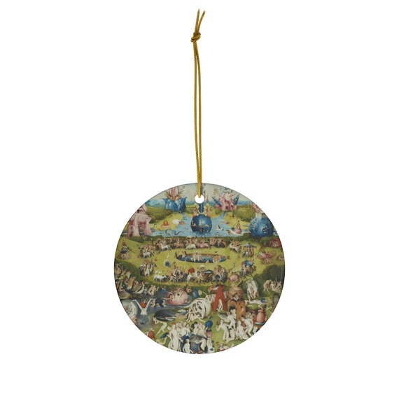 Garden of Earthly Delights, Hieronymus Bosch, Fine Art Ornament, Christmas Ornament, Art Ornament, Bosch Painting, Surrealism, Art Ornament