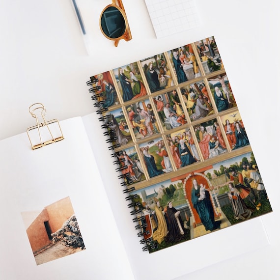 Vintage Notebook, Renaissance Notebook, Catholic Notebook, Jesus Notebook, Religious Art, Christian Notebook, Christian Art, Catholic Gift