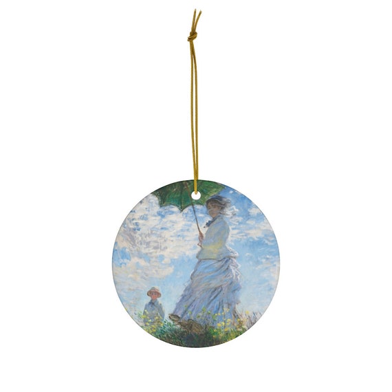 Claude Monet Ornament, Painting Ornament, Fine Art Ornament, Christmas Ornament, Vintage Ornament, Monet Painting, Nature Painting