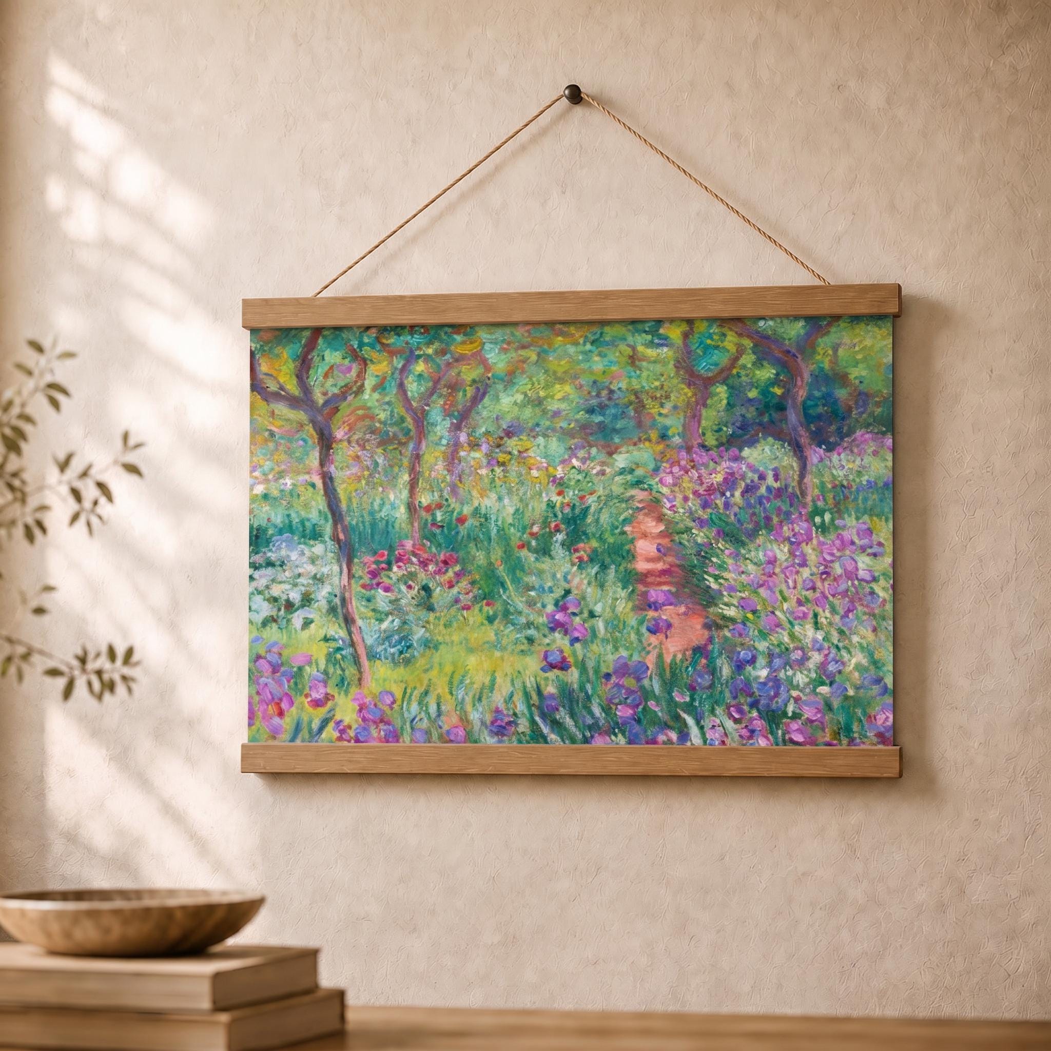 Claude Monet Floral Wall Print | Garden Landscape Museum Poster