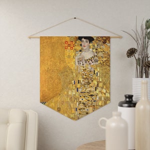 Klimt Wall Art, Gustav Klimt, Fine Art Decor, Gustav Klimt art, Gold Wall Art, Vintage Tapestry, Klimt Art, Gold Painting, Adele Bloch-Bauer