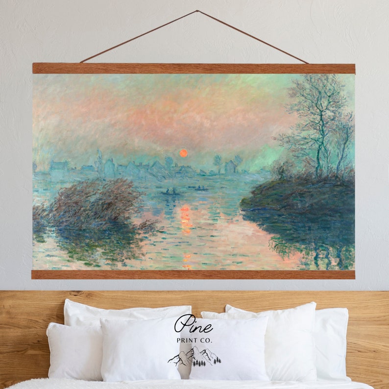 Sunset Painting Monet Painting Claude Monet Print Monet - Etsy