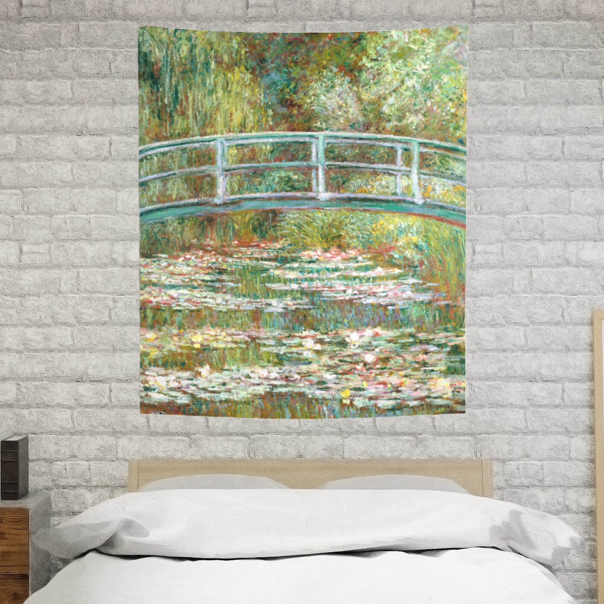Claude Monet Tapestry Water Lilies Monet Painting Tapestry - Etsy