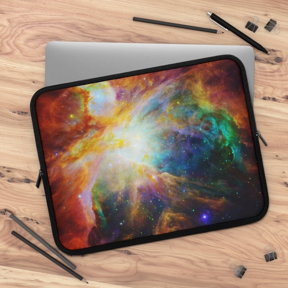 Space Laptop Sleeve, Galaxy Laptop, Rainbow Galaxy, Tablet Sleeve, iPad Sleeve, Rainbow Laptop Case, Space Laptop Case, NASA Laptop Case