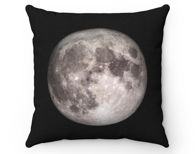 Moon Pillow, Sun Pillow, Space Gift, Space Home Decor, Astronomy Decor, NASA Home Decor, Astronomy Gift, Moon Accent Pillow, Sun Moon Decor