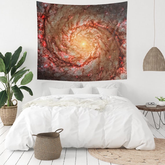 Space Tapestry Galaxy Tapestry NASA Decor NASA Gift Space Home Decor Pinwheel Galaxy Celestial Tapestry Star Tapestry Outer Space Etsy