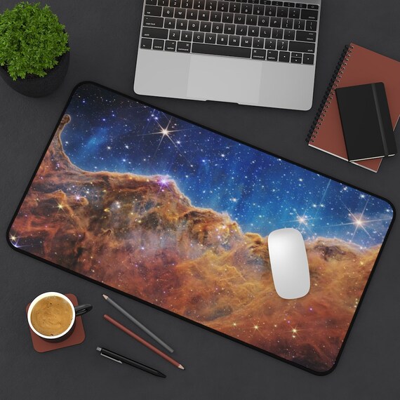 Space Desk Mat, NASA Decor, James Webb Telescope, Galaxy Desk Mat, Space Office Decor, Astrophotography, Galaxy Photo, Space Gift