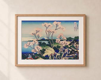 Japanese Vintage Wall Print | Goten-yama Hill Landscape Museum