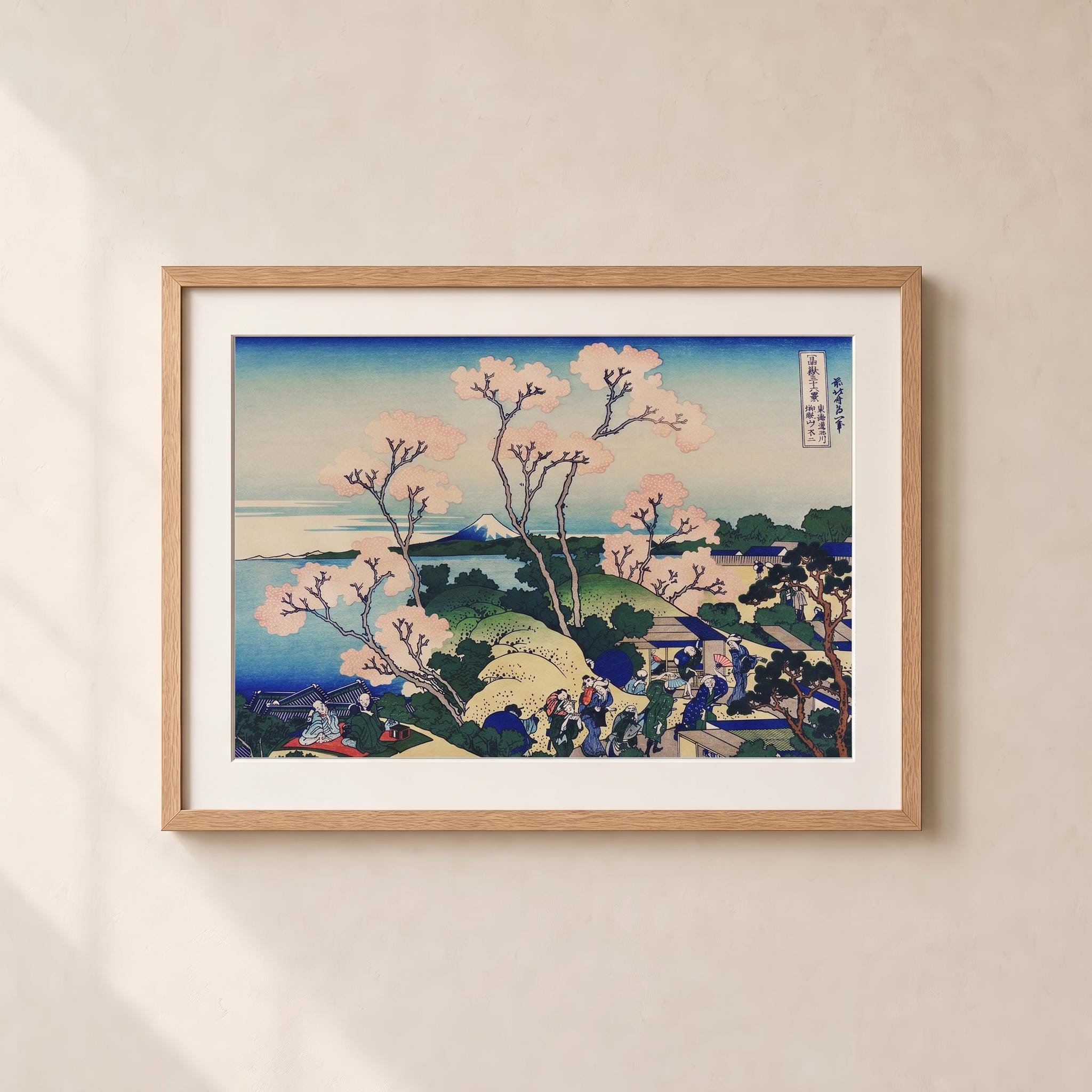 Japanese Vintage Wall Print | Goten-yama Hill Landscape Museum