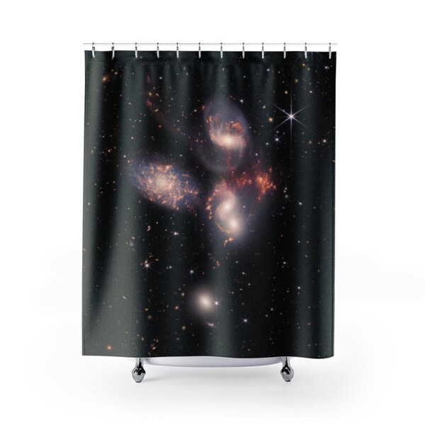 Galaxy Shower Curtain Etsy