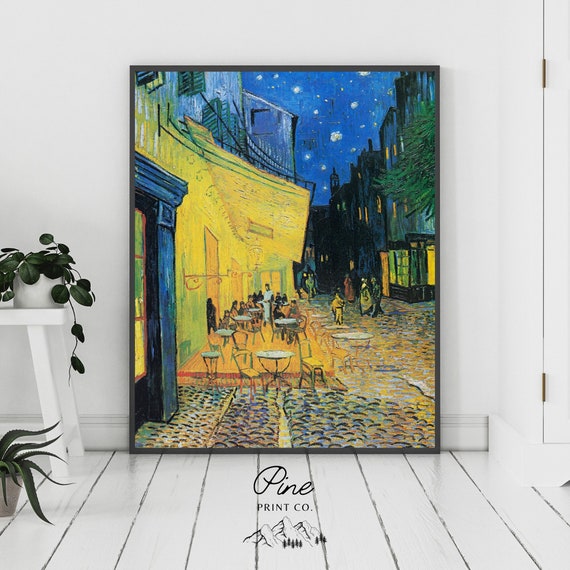 Van Gogh Print, Vincent Van Gogh, Van Gogh Painting, Starry Night, Fine Art Print, Vintage Print, Van Gogh Poster, Vintage Painting