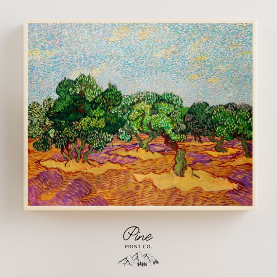 Van Gogh Print, Vincent Van Gogh, Van Gogh Painting, Tree Painting, Fine Art Print, Tree Oil Painting, Impressionist Art, Olive Tree Print