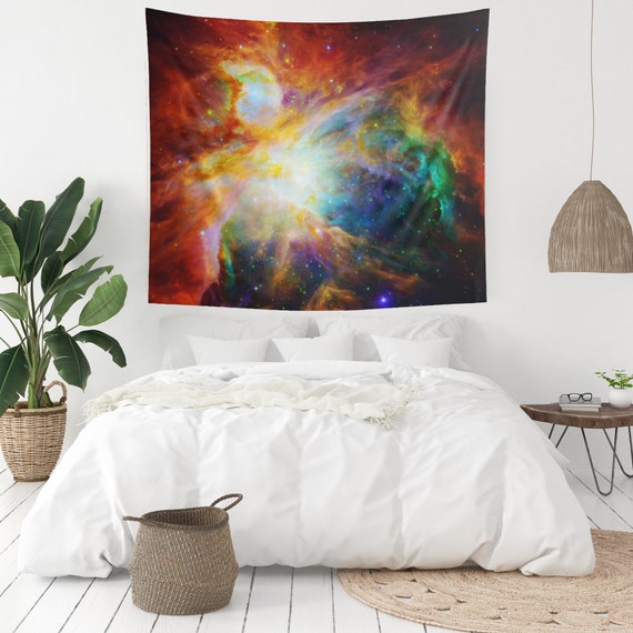 Space Tapestry, Galaxy Tapestry, Rainbow Tapestry, Dorm Tapestry, Space Wall Art, Astronomy Tapestry, NASA Wall Art, NASA Tapestry