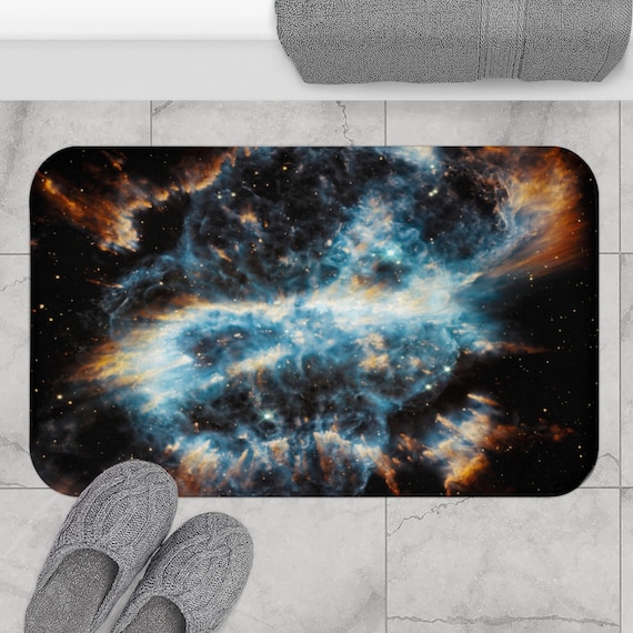 Space Bath Mat, Space Bathroom, Space Decor, Galaxy Decor, Nebula Galaxy, Galaxy Bathroom, Galaxy Gift, NASA Gift, NASA Decor, Space Gift