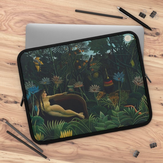 Laptop Sleeve, Henri Rousseau, Tropical Laptop Sleeve, 13 Laptop Sleeve, Macbook Sleeve, Green Laptop Sleeve, Tablet Sleeve, iPad Sleeve