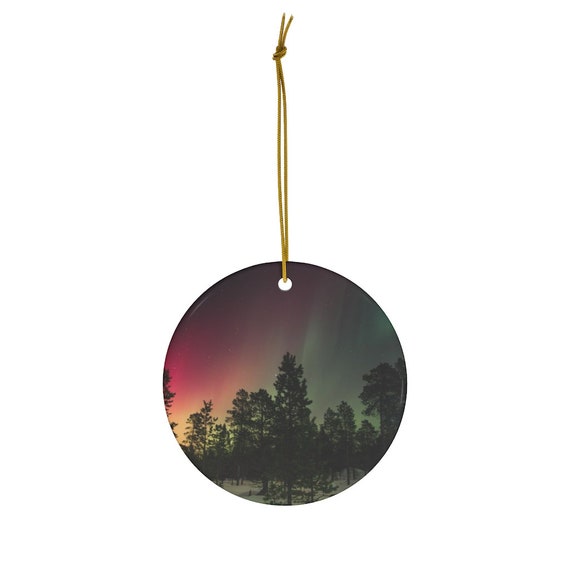 Space Ornament, Astronomy Gift, NASA Ornament, Night Sky Photo, Galaxy Ornament, Black Ornament, Christmas Ornament, Ceramic Ornament