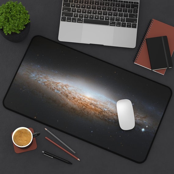 Space Desk Mat, Black Desk Mat, Galaxy Decor, Space Decor, Space Mousepad, NASA Gift, Space Lover Gift, NASA Mousepad, Astrophotography