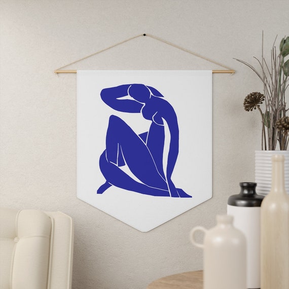 Henri Matisse, Blue Nude, Nude Woman, Matisse Painting, Blue Painting, Nude Painting, Boho Wall Hanging, Boho Wall Decor, Matisse Art