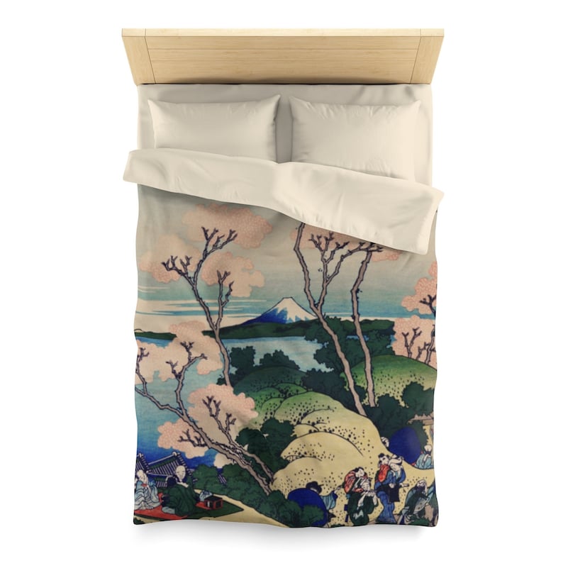 Japanese Duvet Cover Cherry Blossom Duvet Japan Duvet Cover Etsy