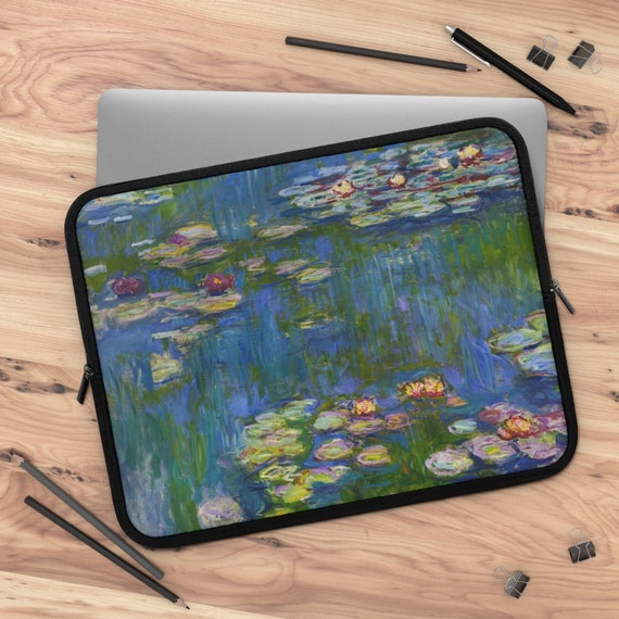 Monet Laptop Sleeve, Claude Monet, Monet Painting, Water Lilies, Art Laptop Sleeve, iPad Sleeve, Monet Water Lilies, Painting Laptop Case