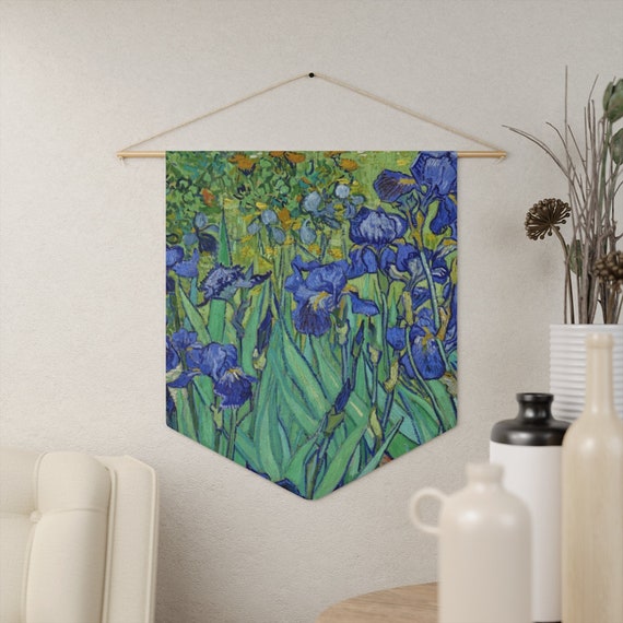 Van Gogh Painting, Van Gogh Decor, Floral Tapestry, Floral Wall Art, Van Gogh Tapestry, Vincent Van Gogh, Floral Painting, Nature Tapestry