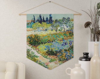 Fine Art Wall Hanging | Van Gogh Painting, Nature Tapestry, Botanical Home Decor