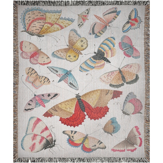Butterfly woven blanket hotsell