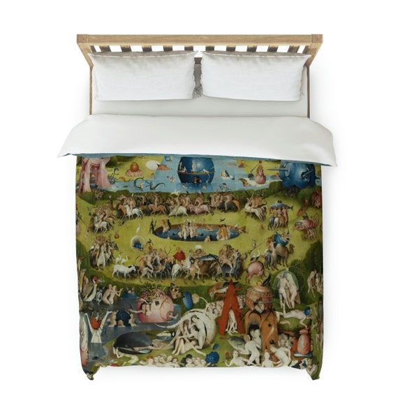 Fine Art Duvet, Earthly Delights, Garden of Earthly Delights, Hieronymus Bosch, Bosch Painting, Art Duvet Cover, Painting Duvet, King Duvet