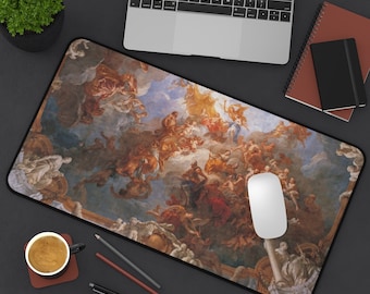 Desk Mat, Renaissance Painting, French Decor, French Art, Art Mousepad, Art Desk Mat, Boho Desk Mat, Greek Mythology, Hercules Art