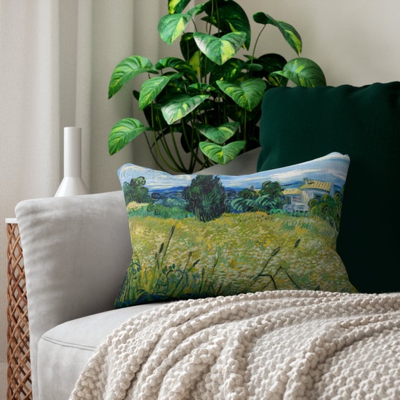 Art Lumbar Pillow, Van Gogh Pillow, Vincent Van Gogh, Van Gogh Decor, Boho Lumbar Pillow, Tree Painting, Nature Pillow, Van Gogh Gift