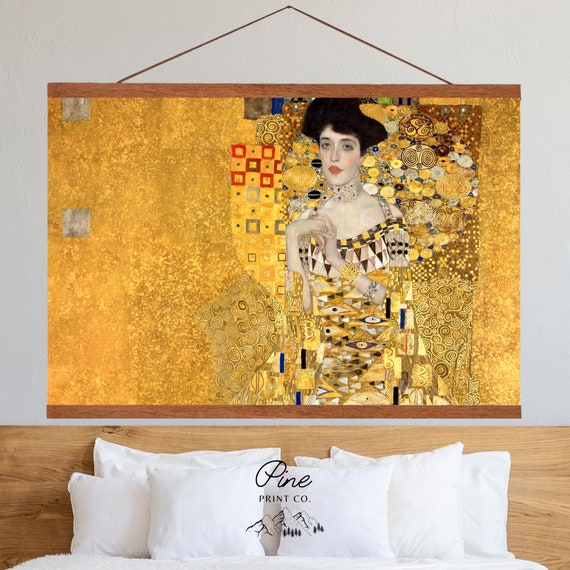 クリムトの絵画、グスタフ・クリムト、金彩画、ヴィンテージ絵画
