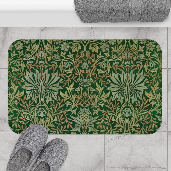 Green Bath Mat - Etsy