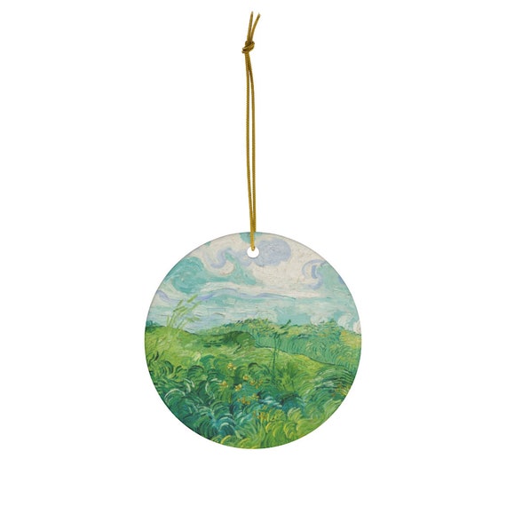 Van Gogh Ornament, Art Ornament, Painting Ornament, Christmas Ornament, Ceramic Ornament, Nature Ornament, sky Painting, Van Gogh Painting