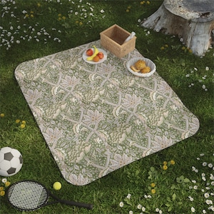 William Morris Picnic Blanket Waterproof - Etsy
