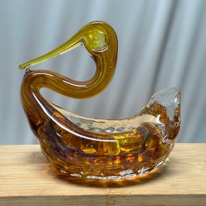 Wilkerson Glass Swan Ring Halter