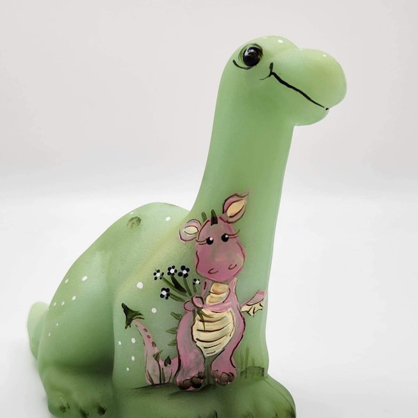 Pink dino figurine Etsy.de