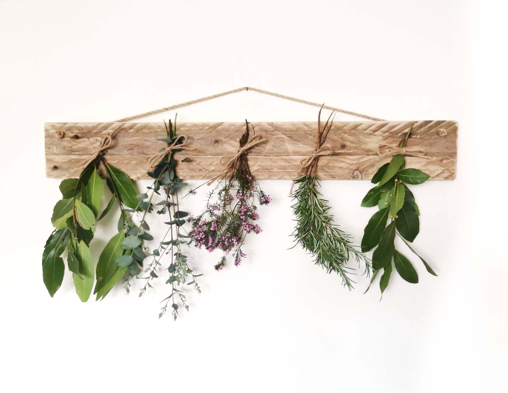 DIY Flower Drying Rack for herb drying-7 - Salvaged Living