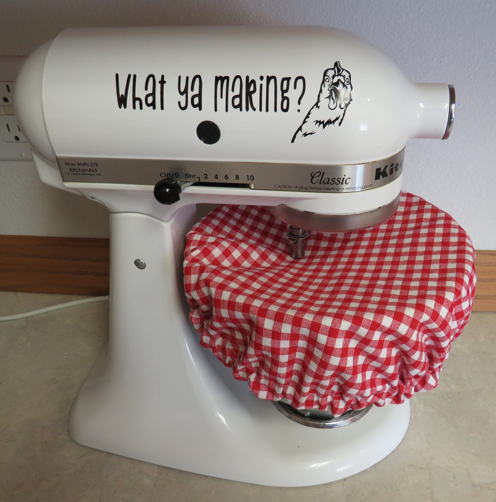 Reversible Bowl Covers Set of 4 Kitchenaid Bowl Cover Etsy