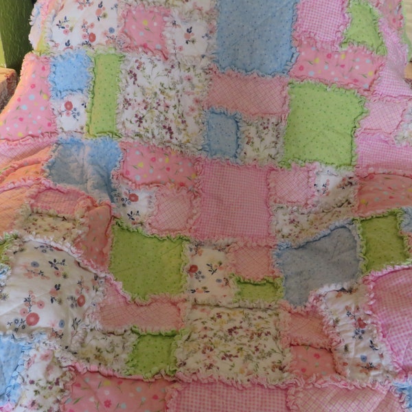 Flannel Rag Quilt Etsy
