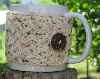 Crochet Mug Cozy, Handmade Coffee Cup or Tea Warmer