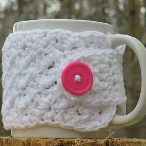 Crocheted Cup Cozy, Coffee Mug or Tea Warmer