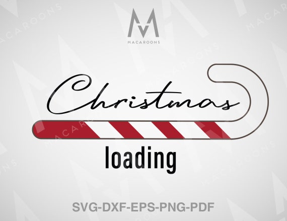 Download Christmas Loading Svg Christmas Candy Svg Candy Cane Svg Etsy