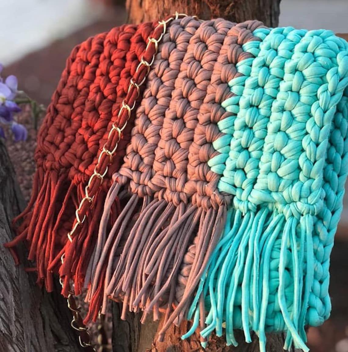 Luxury Crochet Luxury Bag Handmade Bags Crochet Knitted Etsy UK